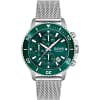 Hugo Boss Men’s Quartz Silver Stainless Steel Green Dial 46mm Watch 1513905
