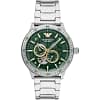 Emporio Armani Automatic Silver Stainless Steel Green Dial Men’s Watch 43mm AR60053