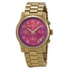 Michael Kors Runway Pink/Yellow Gold Toned Stainless Steel Women's Quartz Watch 38mm MK5939