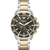 Emporio Armani Men’s Quartz Stainless Steel Green Dial Watch 43mm AR11361