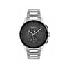 Hugo Boss Peak Silver Stainless Steel Black Dial Chronograph Quartz Mens Watch 44m 1513762