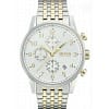 Hugo Boss Navigator Men’s Chronograph Quartz Stainless Steel White Dial Watch 44mm 1513499