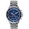 Michael Kors Mens Bayville Chronograph Stainless Steel Blue Dial Watch 44mm MK8727