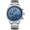Hugo Boss Grand Prix Men’s Quartz Stainless Steel Blue Dial Watch 44mm 1513478