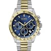Hugo Boss Hero Two-Tone Stainless Steel Blue Dial Chronograph Quartz Watch 45mm 1513767