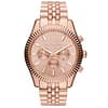 Michael Kors Men’s Quartz Stainless Steel Rose Gold Dial Watch 45mm MK8319