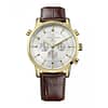 Tommy Hilfiger Men’s Quartz Leather Strap Silver Dial 44mm Watch 1790874