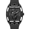 Guess Mens Stainless Steel Black Case Black Dial Watch 43 mm GW0500G2