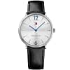 Tommy Hilfiger Men’s Quartz Leather Strap White Dial Watch 40mm 1710351