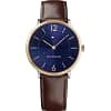 Tommy Hilfiger Men’s Quartz Leather Strap Blue Dial Watch 40mm 1710354