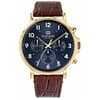 Tommy Hilfiger Men’s Quartz Blue Dial Leather Strap Watch 46mm 1710380