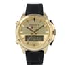 Tommy Hilfiger Men’s Analog Digital Silicone Strap Gold Dial Watch 46mm 1791762