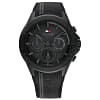 Tommy Hilfiger Men’s Quartz Black Silicone Strap Black Dial Watch 47mm 1791861