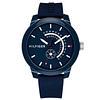 Tommy Hilfiger Men’s Quartz Silicone Strap Blue Dial  Watch 44mm 1791482