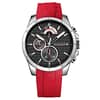 Tommy Hilfiger Men’s Quartz Silicone Strap Black Dial Watch 46mm 1791351