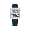 Tommy Hilfiger Men’s Digital Silicone Strap Silver Dial Watch 32mm 1791673