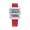 Tommy Hilfiger Men’s Digital Silicone Strap Silver Dial Watch 32mm 1791674