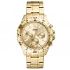 Fossil Men’s Chronograph Quartz Stainless Steel Gold Dial 44mm Watch FS5772