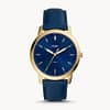 Fossil Men’s Quartz Leather Strap Blue Dial 44mm Watch FS5789