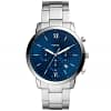 Fossil Men’s Chronograph Quartz Stainless Steel Blue Dial 44mm Watch FS5792