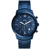 Fossil Men’s Chronograph Quartz Stainless Steel Blue Dial 44mm Watch FS5826
