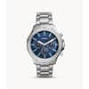 Fossil Men’s Chronograph Quartz Stainless Steel Blue Dial 45mm Watch BQ2503