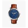 Fossil Men’s Quartz Leather Strap Blue Dial 44mm Watch FS5304