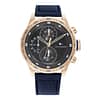 Tommy Hilfiger Men’s Quartz Blue Leather Strap Grey Dial 46mm Watch 1791808