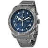 Fossil Men’s Chronograph Quartz Stainless Steel Blue Dial 50mm Watch FS5711