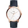 Fossil Men’s Quartz Leather Strap White Dial 44mm Watch FS5371