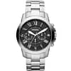 Fossil Men’s Chronograph Quartz Stainless Steel Black Dial 44mm Watch FS4736