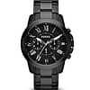 Fossil Men’s Quartz Stainless Steel Black Dial 44mm Watch FS4832