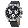 Tommy Hilfiger Men’s Quartz Leather Strap Black Dial 46mm Watch 1791050