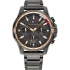 Tommy Hilfiger Men’s Quartz Stainless Steel Grey Dial 45mm Watch 1791790