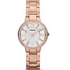 Fossil Women’s Quartz Stainless Steel Silver Dial 30mm Watch ES3284