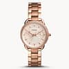 Fossil Women’s Quartz Stainless Steel Rose Gold Dial 35mm Watch ES4264