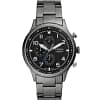 Fossil Men’s Quartz Grey Stainless Steel Black Dial 44mm Watch FS5834