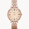 Fossil Women’s Quartz Stainless Steel Rose Gold Dial 36mm Watch ES3435