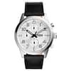 Fossil Men’s Quartz Leather Strap Silver Dial 44mm Watch FS5136
