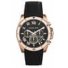 Michael Kors Men’s Chronograph Quartz Silicone Strap Black Dial 44mm Watch MK8436