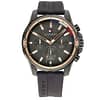 Tommy Hilfiger Men’s Quartz Silicone Strap Grey Dial 45mm Watch 1791792