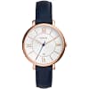 Fossil Women’s Quartz Blue Leather Strap White Dial 36mm Watch ES3843