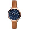 Fossil Women’s Quartz Brown Leather Strap Blue Dial 36mm Watch ES4274