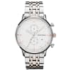 Emporio Armani Men’s Chronograph Quartz Stainless Steel White Dial 43mm Watch AR0399