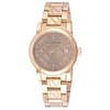 Burberry Ladies Swiss Made Stainless Steel Rose Gold 34mm Watch BU9146