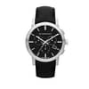 Burberry Men’s Chronograph Swiss Made Leather Strap Black Dial 42mm Watch BU9356