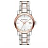 Burberry Women’s Swiss Made Two-Tone Stainless Steel Silver Dial 34mm Watch BU9127