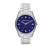 Michael Kors Men’s Quartz Silver Stainless Steel Blue Dial 41mm Watch MK3225