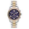Michael Kors Women’s Quartz Two-tone Stainless Steel Blue Dial 38mm Watch MK7218