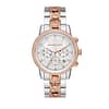 Michael Kors Women’s Quartz Two-tone Stainless Steel Silver Dial 41mm Watch MK6938